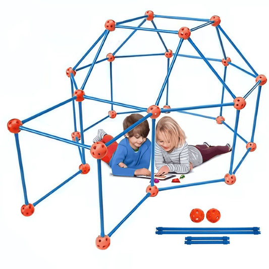 Kit de Construcción de Fuertes 100 Piezas — Juguete STEM para Niños