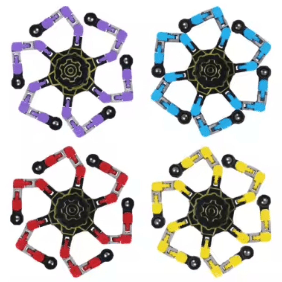 Spinner Transformable Fluorescente – Juguete Sensorial Antiestrés