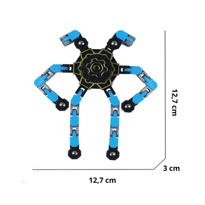 Spinner Transformable Fluorescente – Juguete Sensorial Antiestrés