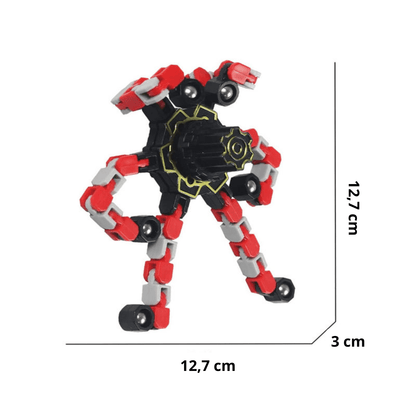 Spinner Transformable Fluorescente – Juguete Sensorial Antiestrés