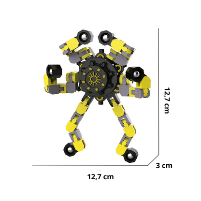 Spinner Transformable Fluorescente – Juguete Sensorial Antiestrés