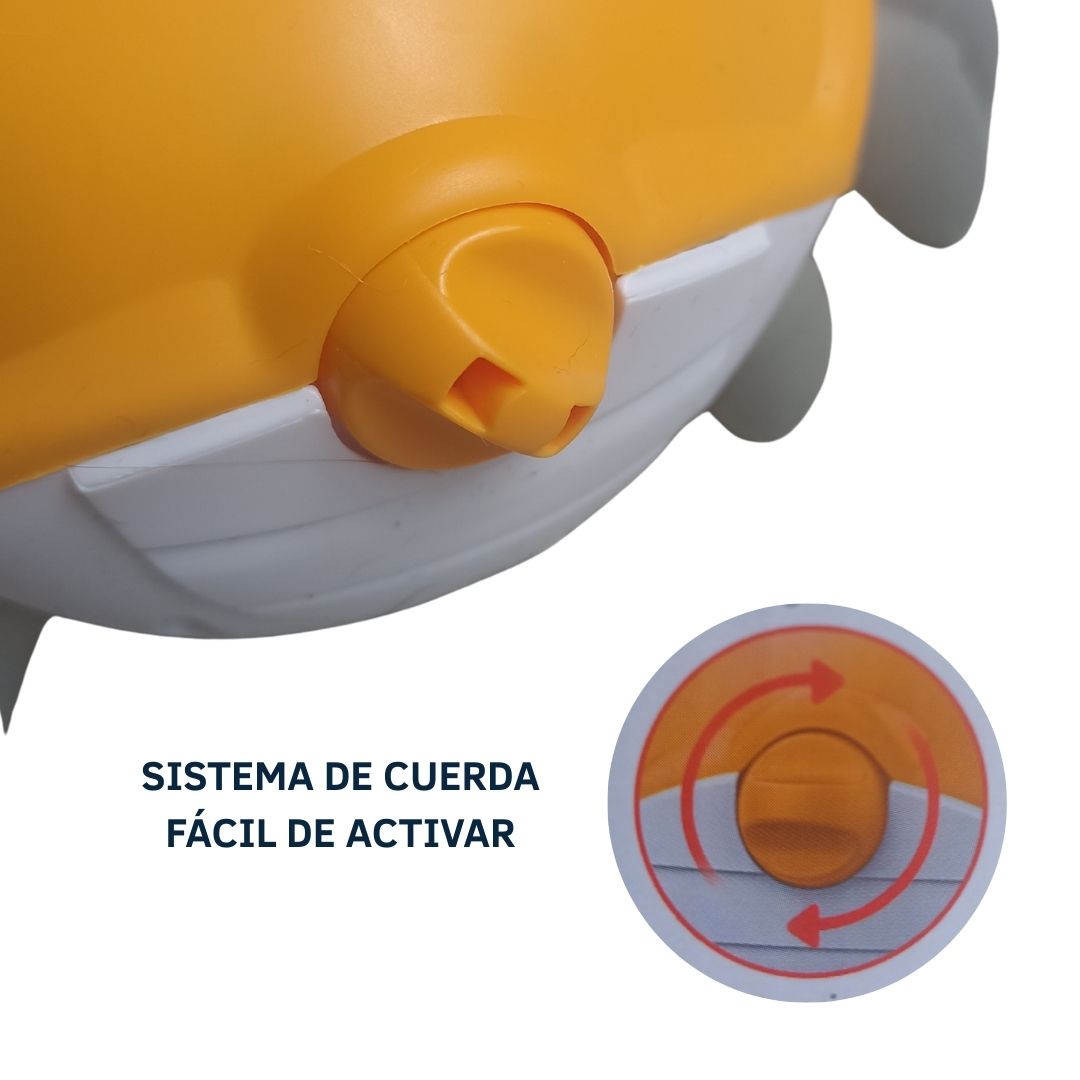Cangrejo Nadador y Caminador a Cuerda (2 en 1) – Juguete Sensorial para Niños
