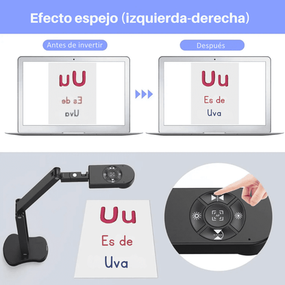 Cámara de Documentos Profesional 8MP HD - USB Plug & Play