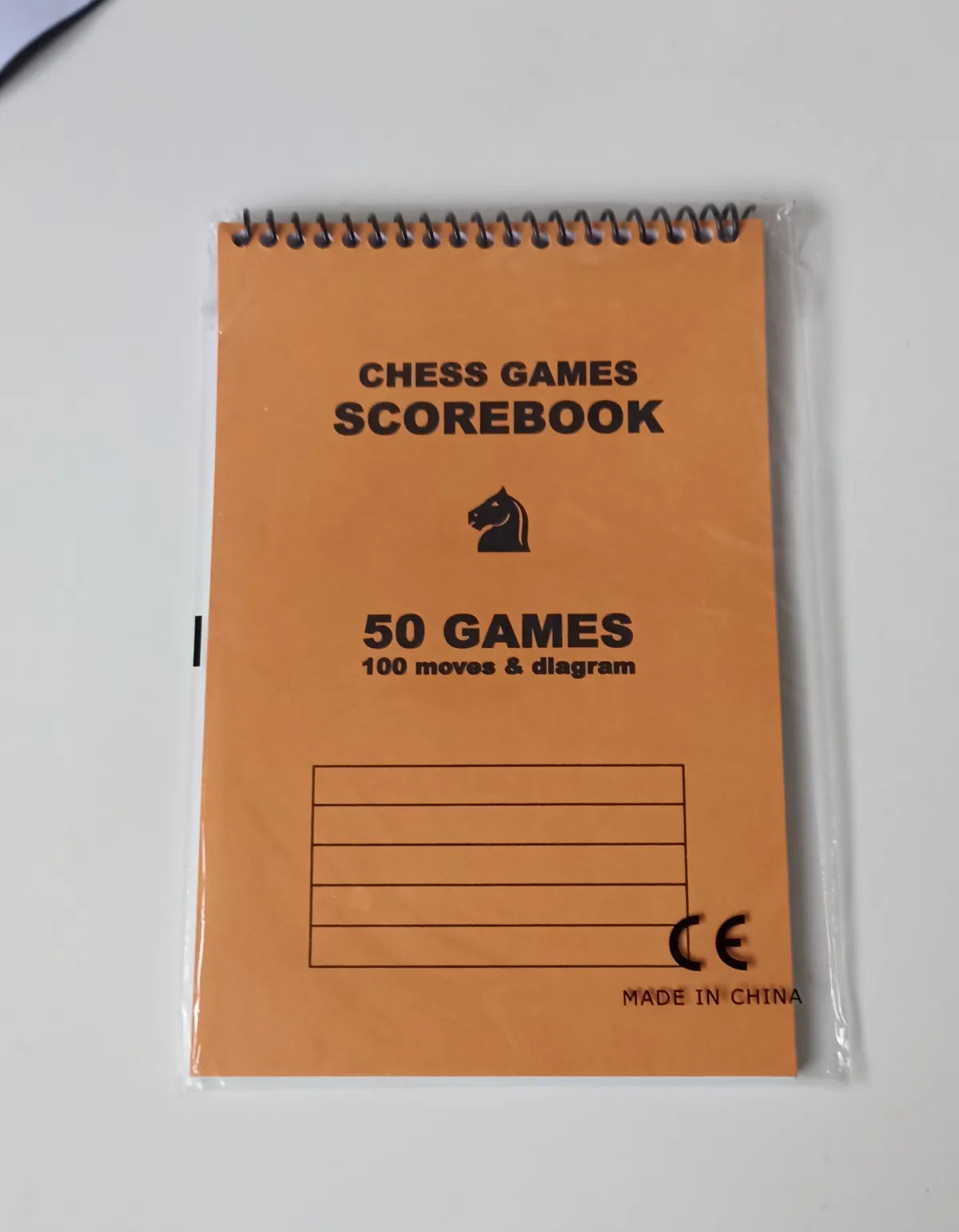 Chess Scorebook SB01 — Libreta Oficial de Torneo de Ajedrez (Stock Único)
