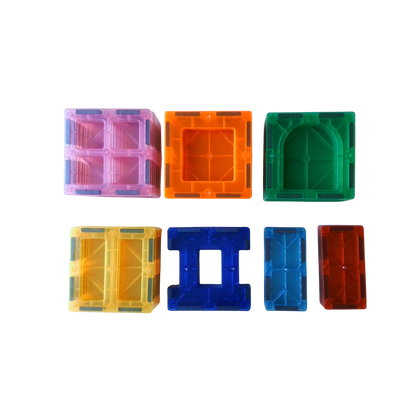 Magnetic Tiles 60 Piezas Bloques Magnéticos Construcción STEM