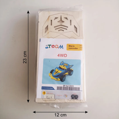 Auto 4x4 De Madera Educativo STEM Juego Para Armar 🏎️