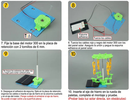 Sillas Voladoras Solares Educativo STEM Juego Para Armar 🎠