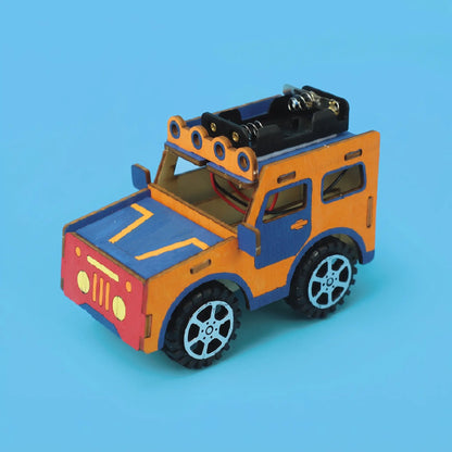 Jeep De Madera Educativo STEM Juego Para Armar 🚙