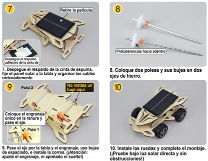Auto Solar 4WD Educativo STEM Juego Para Armar 🚗