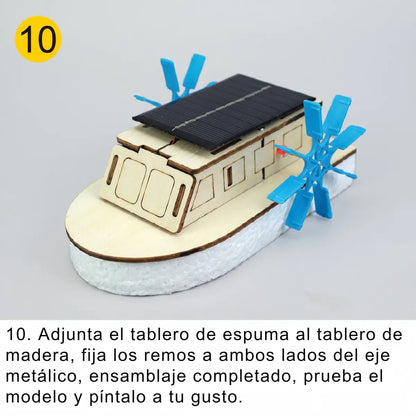Pack Solar Para Armar Auto + Yate + Helicóptero STEM