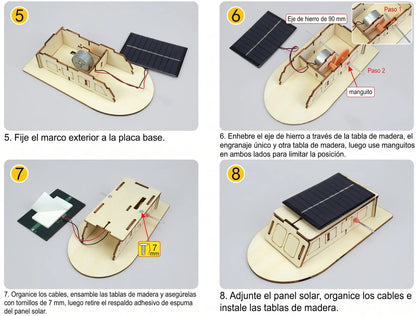 Yate Solar Educativo STEM Juego Para Armar ⛵