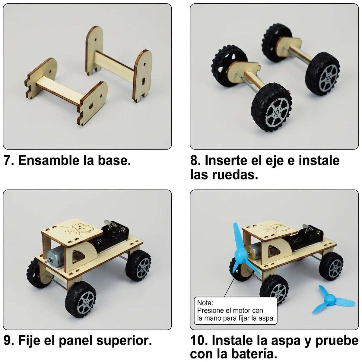 Pack Stem Para Armar Satélite Solar + Carro Hélice + Astral