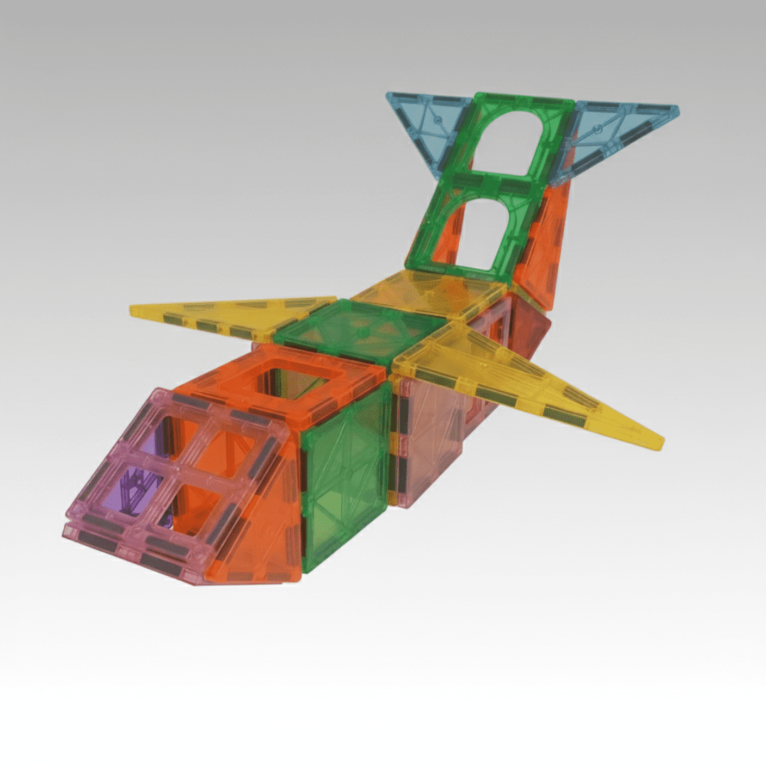 Magnetic Tiles 60 Piezas Bloques Magnéticos Construcción STEM