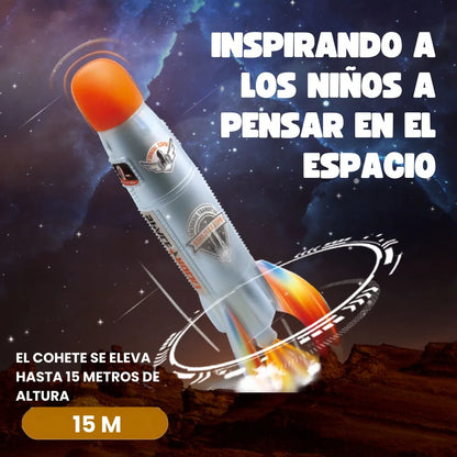 Cohete Jet Cósmico Reutilizable – Juguete STEM de Química y Física