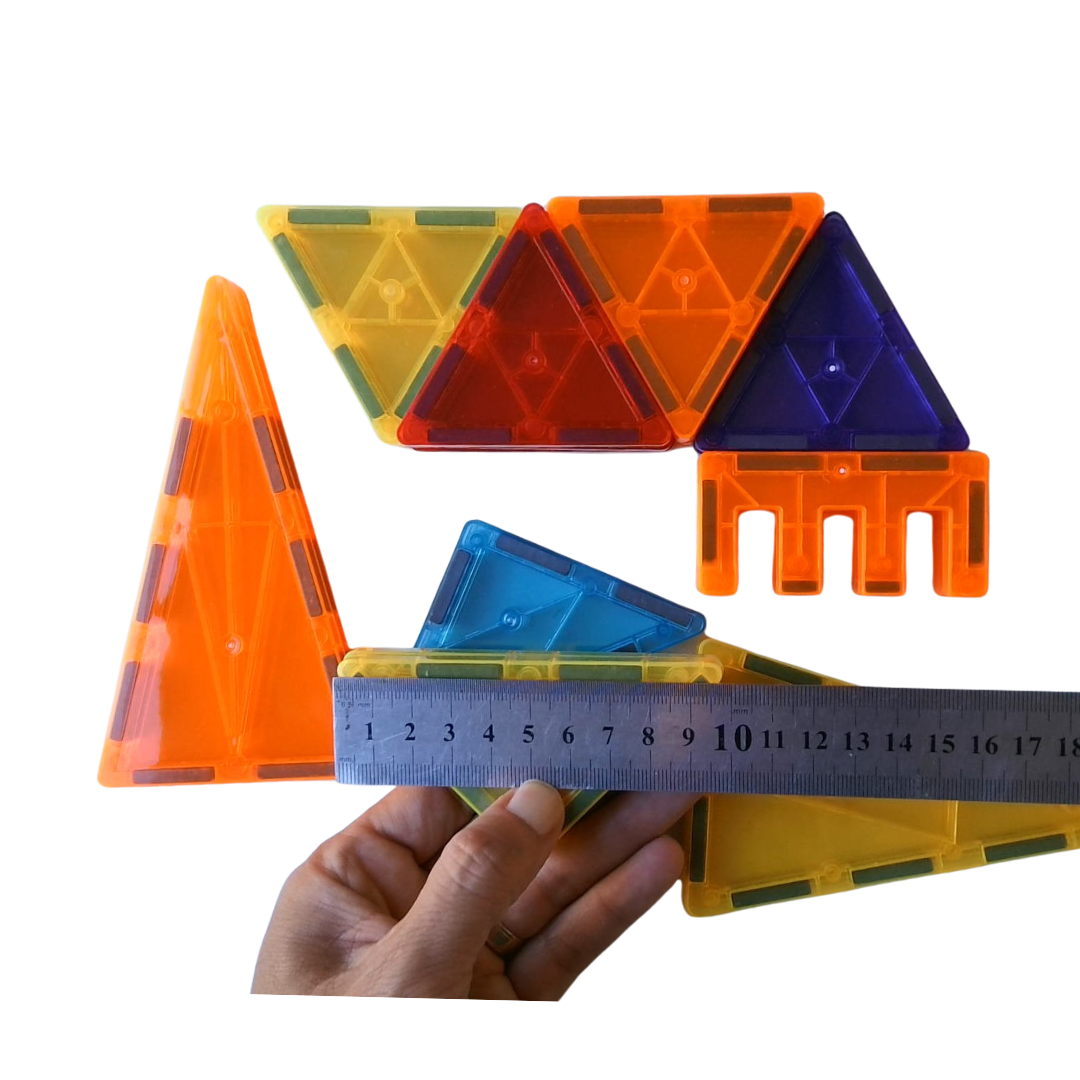 Magnetic Tiles 60 Piezas Bloques Magnéticos Construcción STEM