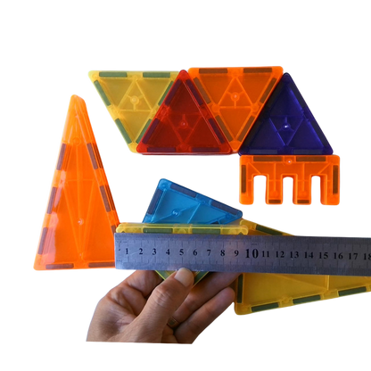 Magnetic Tiles 60 Piezas Bloques Magnéticos Construcción STEM