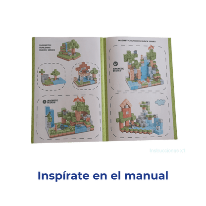 104 Cubos Magnéticos de Construcción 2.5cm – Juguete STEM Educativo