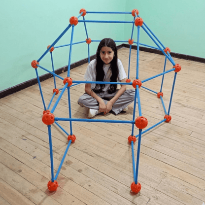 Kit de Construcción de Fuertes 100 Piezas — Juguete STEM para Niños