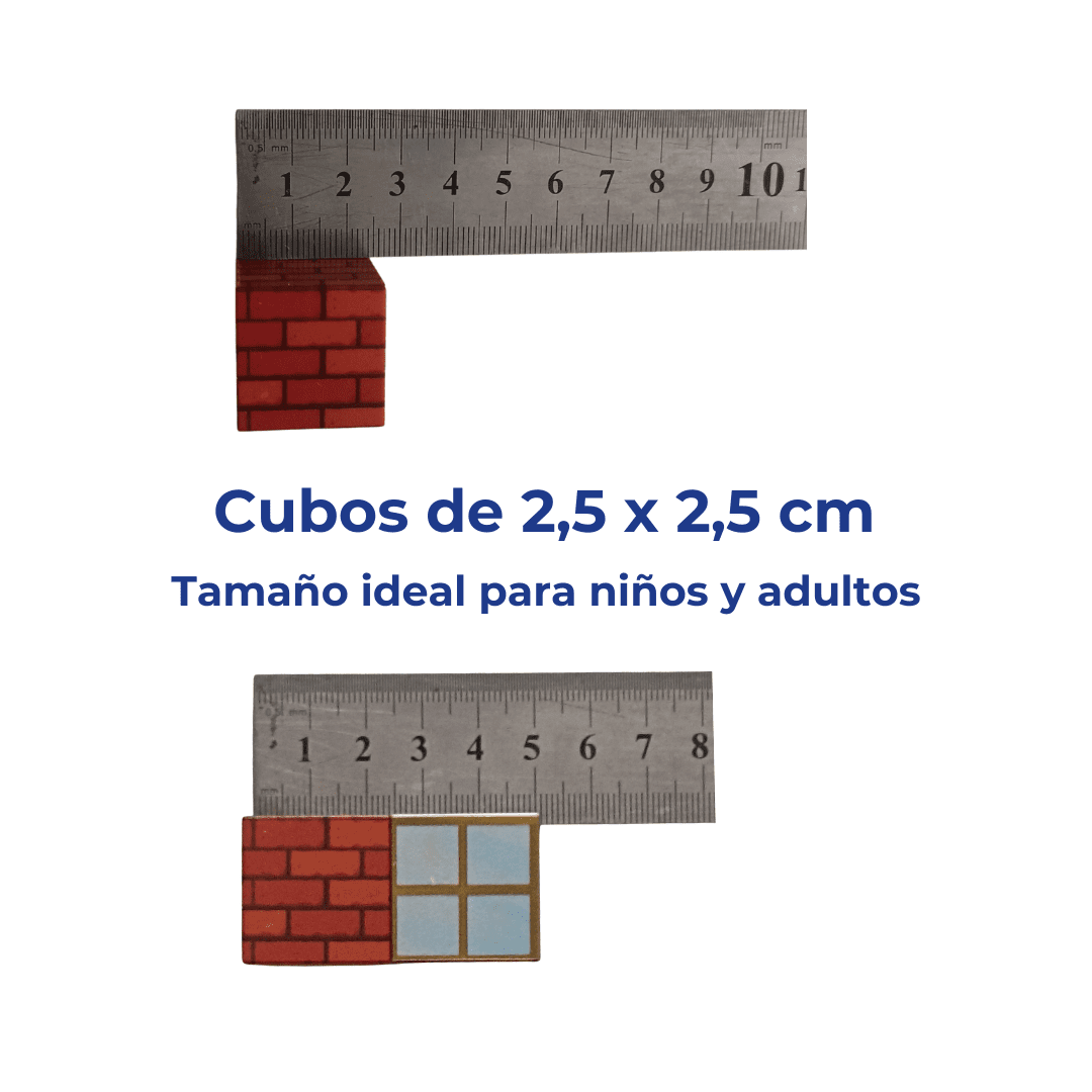 104 Cubos Magnéticos de Construcción 2.5cm – Juguete STEM Educativo