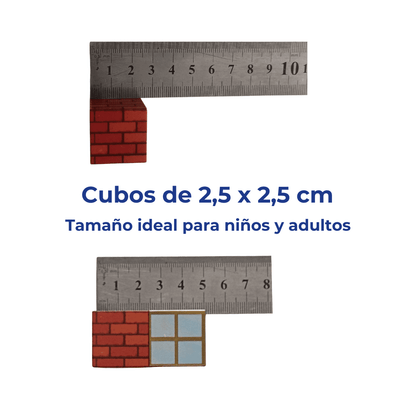 104 Cubos Magnéticos de Construcción 2.5cm – Juguete STEM Educativo