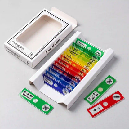 🔬 Pack Microscopio + Largavista + 12 Láminas preparadas + MicroSD - Kit STEM Modelo 387
