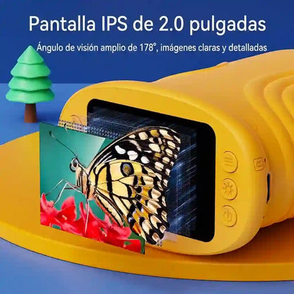 🔬 Pack Microscopio Digital Infantil 382 + 12 Láminas Preparadas - Kit STEM