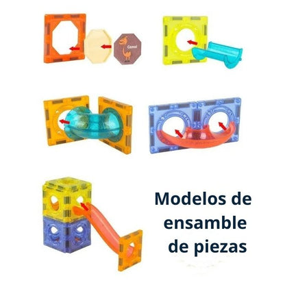 Pista Magnética LED 75 Piezas: Menos Pantallas y Más Ingenio en Casa
