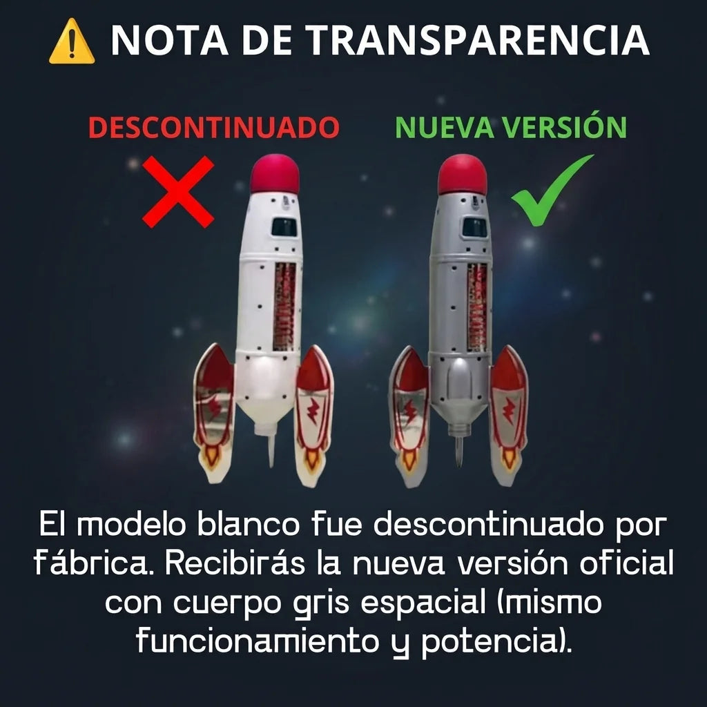 Cosmic Jet Rocket — Cohete STEM Reutilizable +8 años