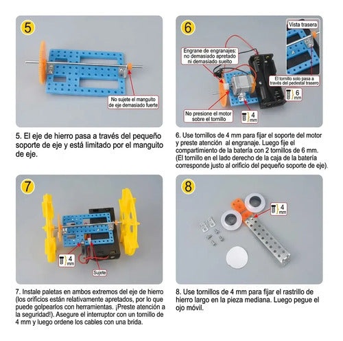 Pack Stem Para Armar Perro + Robot Reptil + Auto Equilibrio