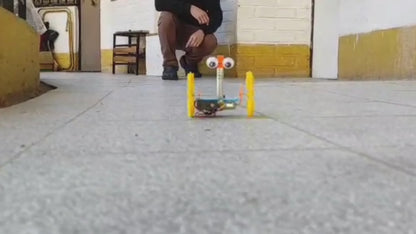 Auto Equilibrista de 2 Ruedas — Kit STEAM para Armar con Motor y Engranajes +6 años