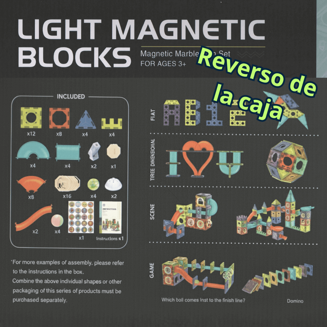 Pista Magnética LED 75 Piezas: Menos Pantallas y Más Ingenio en Casa