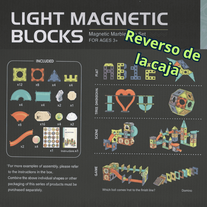 Pista Magnética LED 75 Piezas: Menos Pantallas y Más Ingenio en Casa