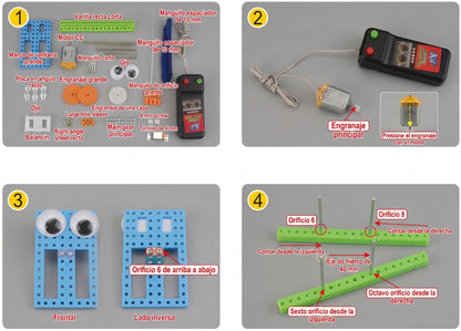 Perro Robot Caminante Educativo STEM Juego Para Armar 🐕