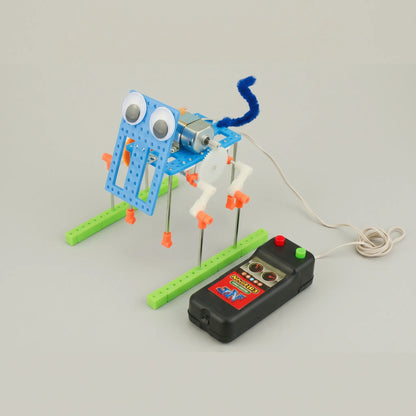 Pack Stem Para Armar Perro + Robot Reptil + Auto Equilibrio