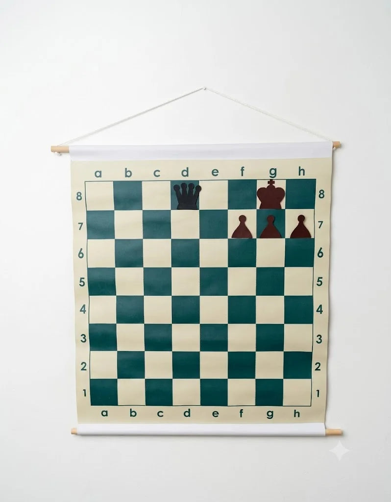 Tablero Mural Para Demostración De Ajedrez ♟️(Nos queda una sola. Si la quieres, contáctanos)