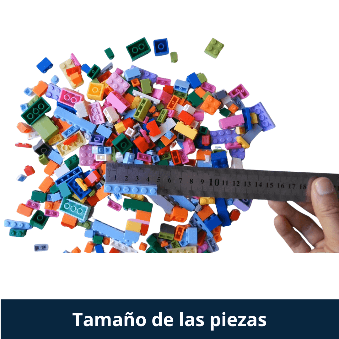 Bloques De Construcción 1000 Piezas Compatibles En Caja +6 Años